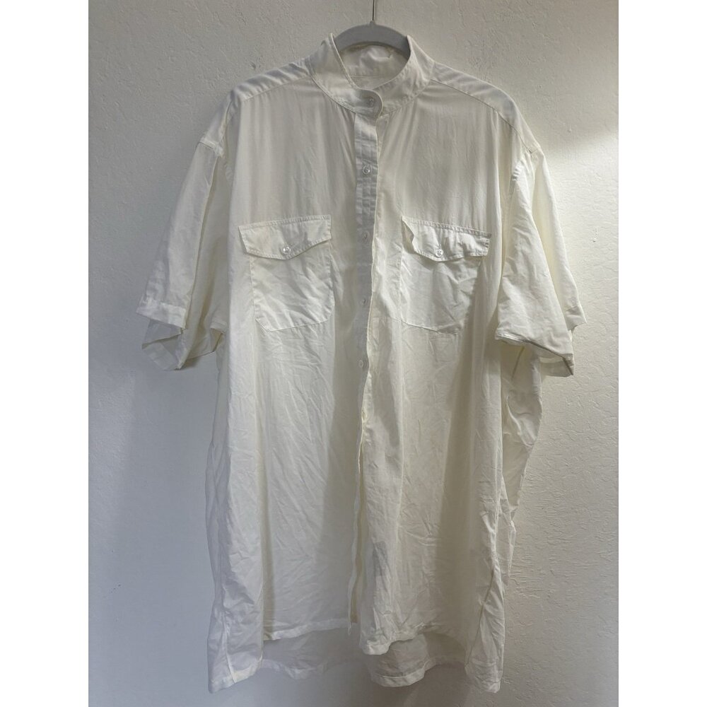 Turnbull & Asser-Neiman Marcus Ivory  Button-up S/S Luxury Dress Shirt SZ 15.5